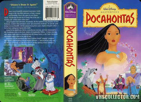 The tape is categorized under Movies & TV and VHS Tapes. . Pocahontas vhs